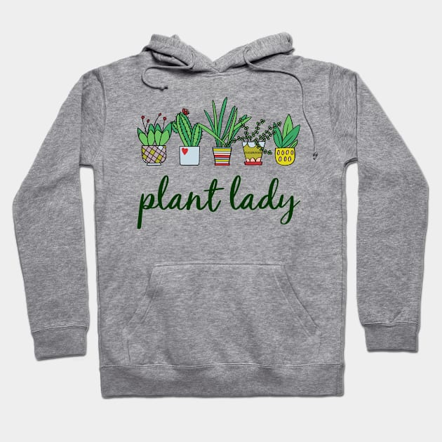 Plant Lady Hoodie by Whimsical Frank